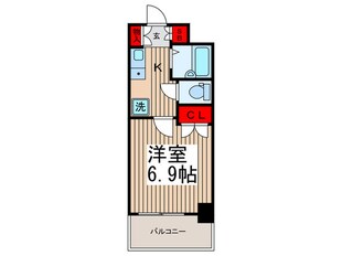 レジディア門前仲町の物件間取画像